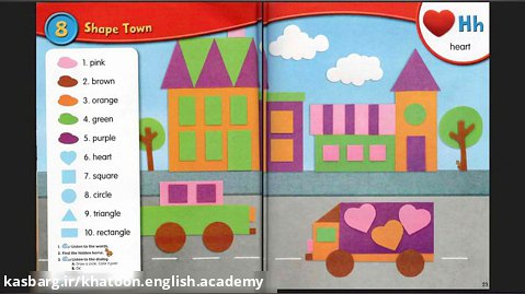 Young Children Pictures Dictionary- Part 8 -Shape Town)