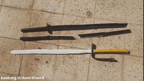 ساخت شمشیر یونانی با لوله پی وی سی )لوله سفید دو اینچی)