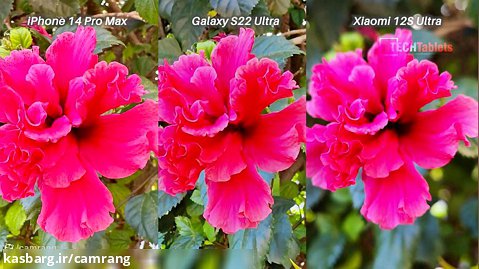 مقایسه دوربین iPhone 14 Pro Max با Samsung Galaxy S22 Ultra با Xiaomi 12S Ultra