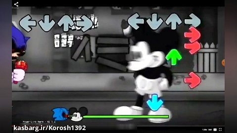 fnf mod mickey mouse exe vs  sonic.exe