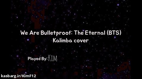 کاور کالیمبا  We are bulletproof: the eternal، از BTS *کپشن*