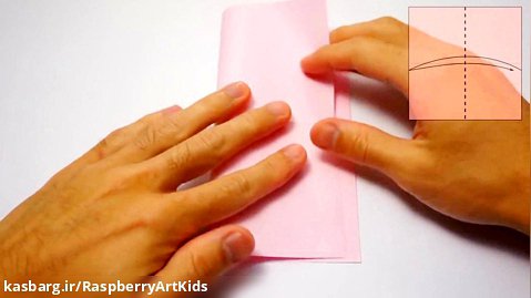 آموزش ساخت گل لاله کاغذی (اوریگامی)