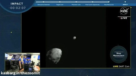 برخورد فضاپیمای دارت ناسا با سیارک دیمورفوس