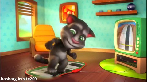 کارتون تام سخنگو | انیمیشن گربه سخنگو جنگ پیانو | گربه سخنگو جدید