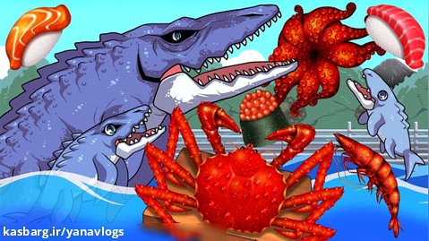 چالش غذای دریایی »» دنیای ژوراسیک » موکبانگ دایناسور