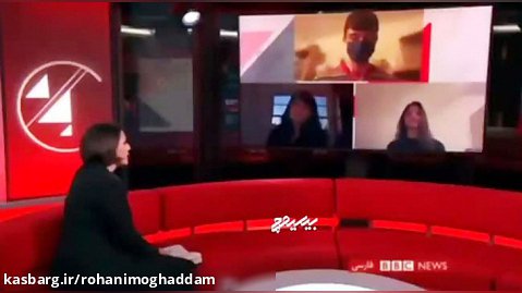 لحظه ضایع شدن مجری BBC فارسی