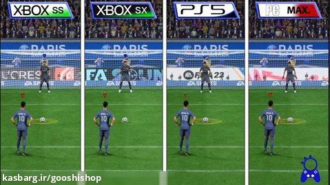 مقایسه اجرای بازی FIFA23 در کنسول های PS5 vs. Xbox Series S_X vs. PC