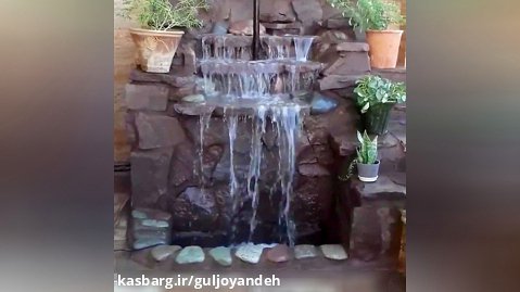 اجرای آبنما و آبشار برکه جوی آب با سنگ لاشه مالون 09124026545