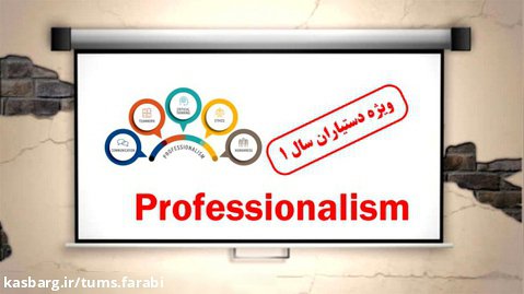 Professionalism - F.Alipour MD