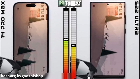 تست و مقایسه باتری گوشی iPhone 14 Pro Max vs. Galaxy S22 Ultra