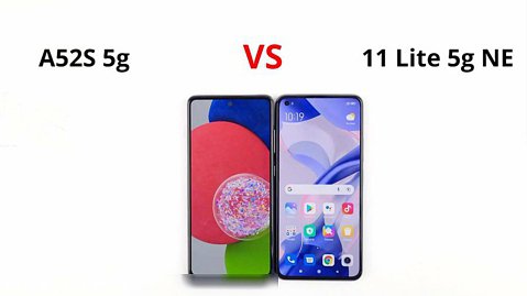 Samsung A52S 5G vs 11 Lite 5G NE SPEED TEST