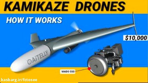 پهپاد کامیکاز ایران، شاهد 136 | چگونه کار میکند | Kamikaze drone Iran Shahed 136