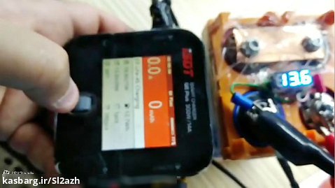 تست سلامت باتری لیتیوم فسفات در حالت فول شارژ و با گزینه فست شارژ تستر و شارژر