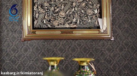 گلدان پرداز تا حالا دیدین؟یک از هنرهای صنایع دستی اصفهان