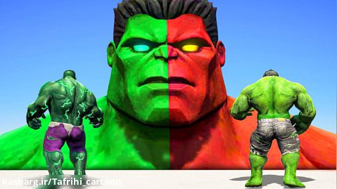 هالک سبز و قرمز - نبرد ابرقهرمانان - جنگ ابرقهرمانان