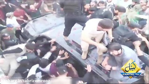 ترور عمران خان و انتقال او به بیمارستان
