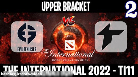 EG vs Thunder Awaken مسابقات International 2022 در Upper Bracket گیم دوم