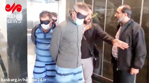 فیلم دستگیری عاملان ربودن دکتر داریوش فرهود