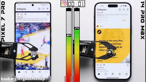 تست و مقایسه باتری گوشی Google Pixel 7 Pro vs. iPhone 14 Pro Max