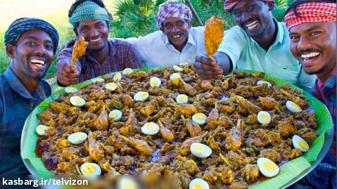 پخت خوراک مرغ پاتیالا به سبک هندی | آشپزی روستایی (قسمت 99)