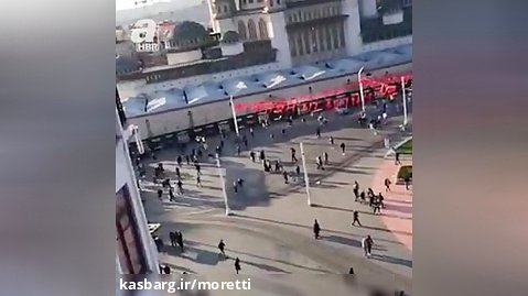 میدان تقسیم استانبول پس از انفجار