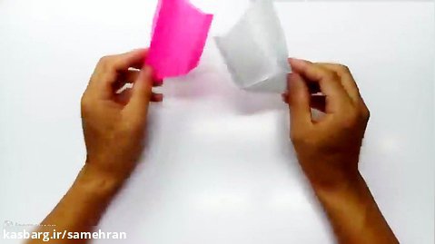 آموزش ساخت موشک کاغذی خیلی زیبا