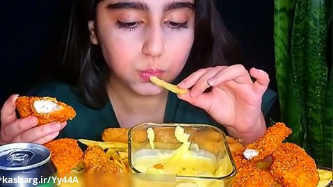 اسمرفود/اسمر سارینا/موکبانگ سوخاری/چالش غذا خوری ایرانی
