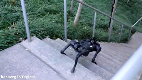 این سگ رباتیک می تواند تقریباً روی هر سطحی راه برود