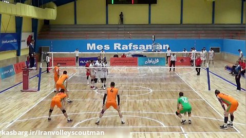 هفته دهم لیگ برتر والیبال مس رفسنجان 3-2 گیتی پسند اصفهان بخش اول