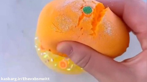 اسلایم پرتقال نارنگی slime