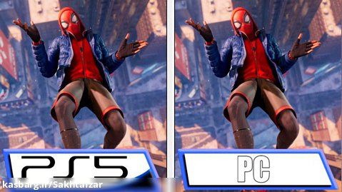 مقایسه بازی Spider-Man Miles Morales در PC و پلی استیشن ۵