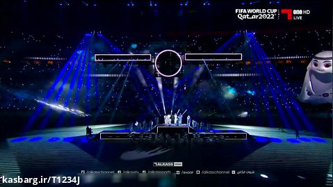 اجرای جونگکوک در افتتاحیه جام جهانی 2022 قطر