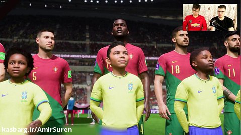 گیم پلی بازی فیفا 23 | FIFA 23 برزیل Vs پرتغال