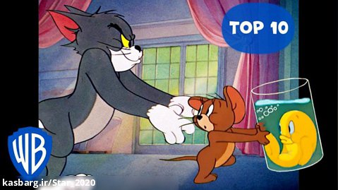 تام و جری | 10 بهترین صحنه تعقیب و گریز | کارتون موش و گربه