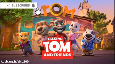 کارتون گربه سخنگو - هالووین تام و دوستان - تام سخنگو - انیمیشن گربه سخنگو جدید
