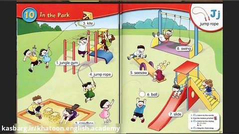 Young Children Pictures Dictionary -Part 10 In the Park