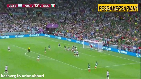 خلاصه بازی آرژانتین 2 - مکزیک 0 (گزارش  انگلیسی)
