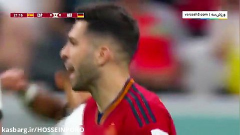 خلاصه بازی آلمان ۱ اسپانیا ۱ فرار آلمان از شکست و حذف در جام جهانی
