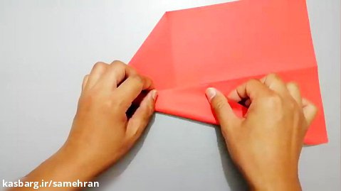 روش درست کردن کاردستی موشک کاغذی