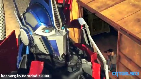 موزیک ویدیو ی optimus prime  از فیلم transformers prime