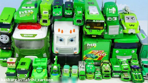 ماشین های اسباب بازی | اسباب بازی های سبز | ماشین بازی کودکانه