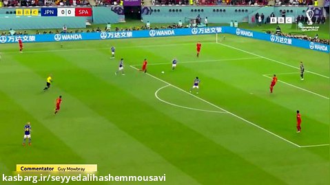 خلاصه بازی ژاپن ۲و اسپانیا ۱ در جام جهانی قطر ۲۰۲۲