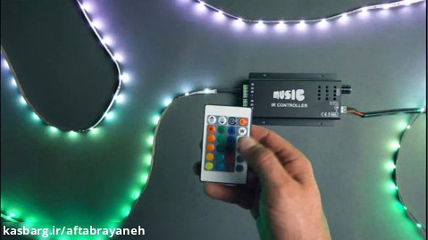 کنترلر LED حساس به صدای موسیقی ( کنترل کننده LED RGB صوتی )