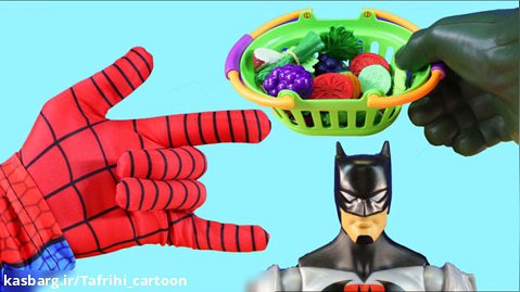 مرد عنکبوتی هالک  - غذاهای سالم - اسباب بازی کودکانه