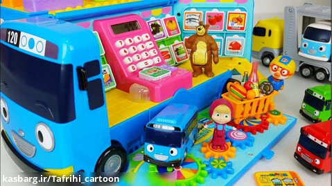 اسباب بازی کودکانه/اسباب بازی های غذا بازی ماشین عروسکی بچه