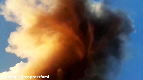 فوران کوه آتشفشان استرومبولی در ایتالیا
