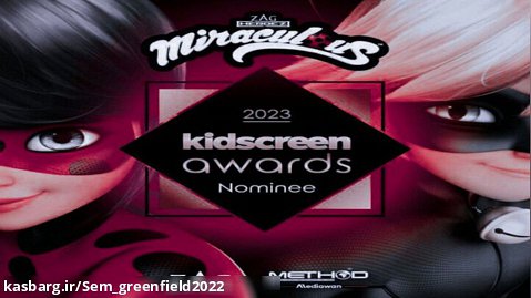 میراکلس لیدی باگ نامزد جايزه kidscreen 2023 شد!!!(((: