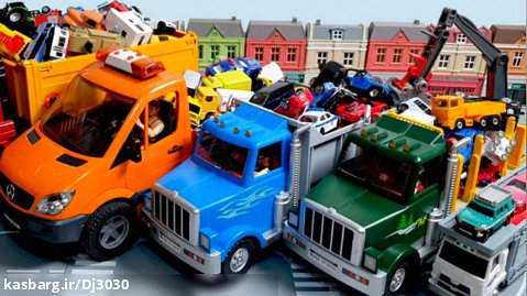 فیلم ماشین بازی کودکانه : ماشین کوچولوها داخل ماشین بزرگ