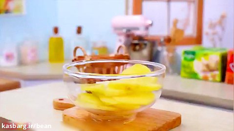 ترفند آشپزی مینیاتوری - طرز تهیه چیپس سیب زمینی رافلز