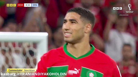 مراکش(3)••(0)اسپانیا |خلاصه بازی| صعود تاریخی|مراکش با درخشش یاسین بونو